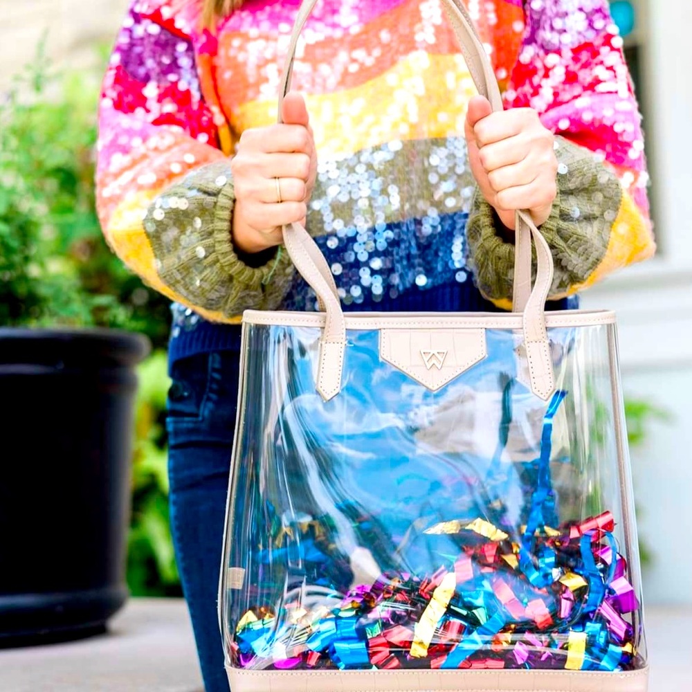 ISO Kelly Wynne 3 Cheers for Clear Tote